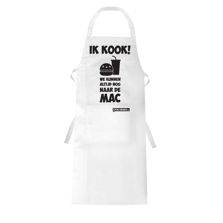 kook... we kunnen altijd nog naar de Mac Leuk - Gekshirt - Leuke gekke t-shirts