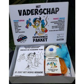 Het VADERSCHAP overlevingspakket! Kraamcadeau voor de aankomende vader 