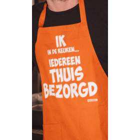 Iedereen Thuis bezorgd Schort 