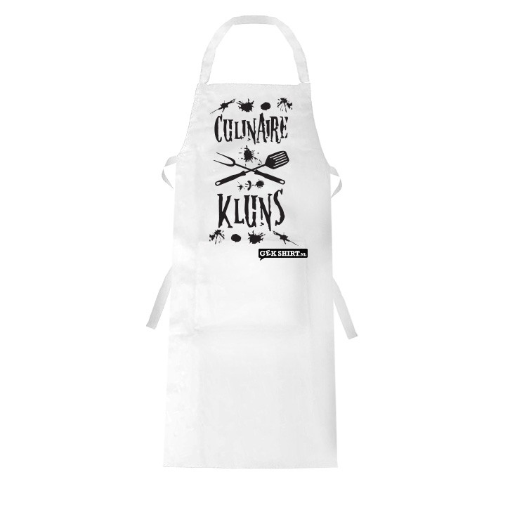 Buigen dealer Patois Culinaire kluns Keukenschort - Gekshirt - Leuke gekke t-shirts