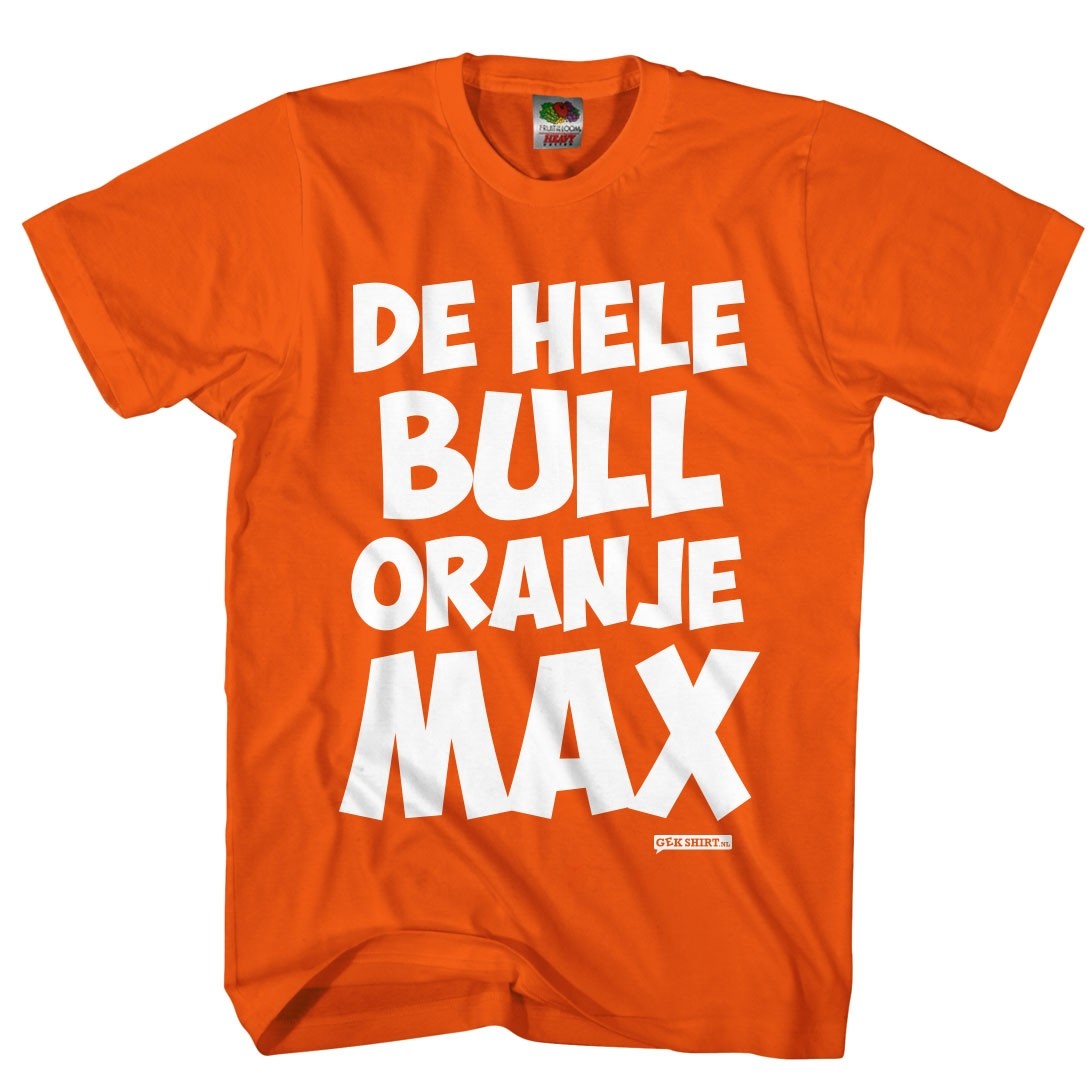 De hele BULL oranje MAX