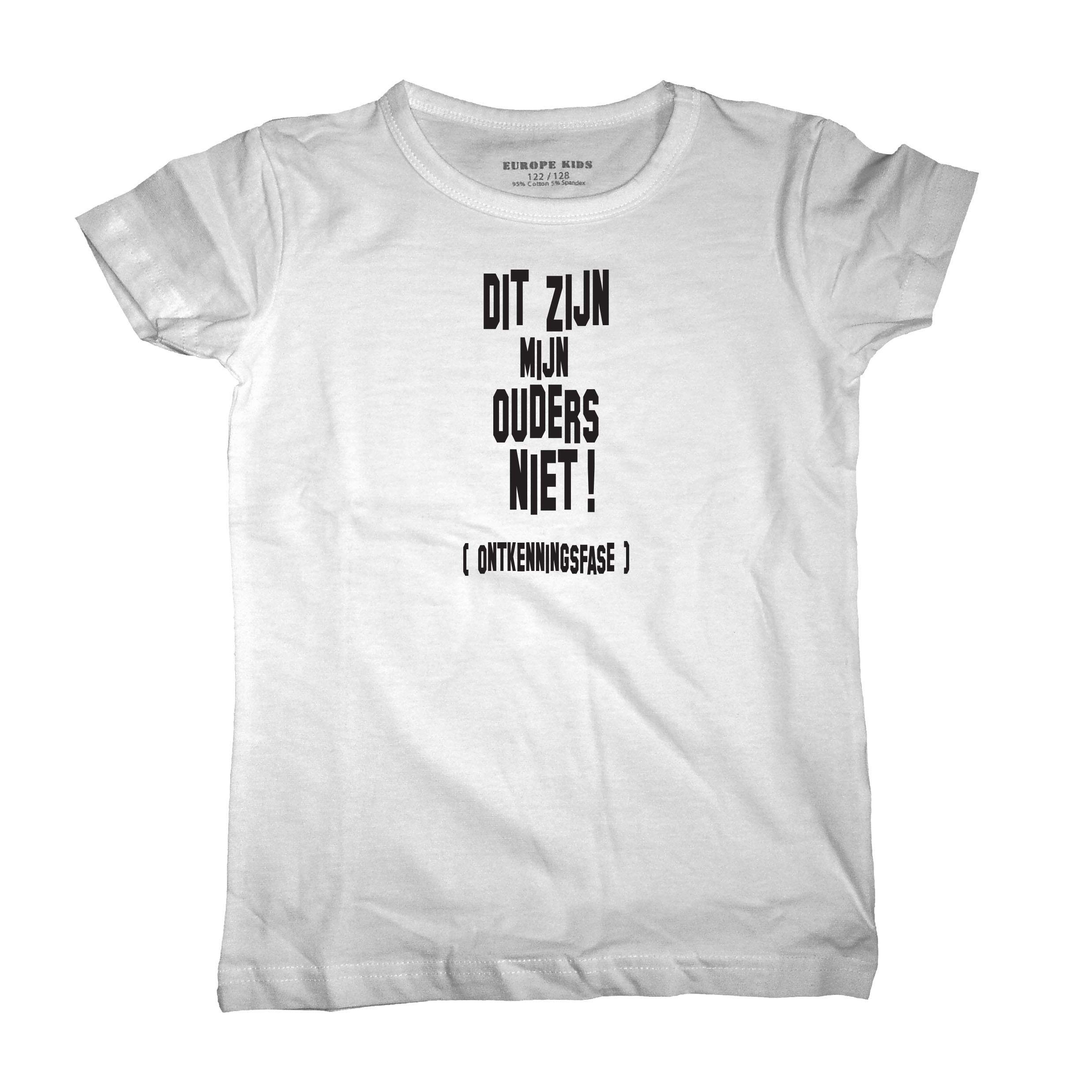 Dit zijn mijn ouders niet, leuke kinder shirts