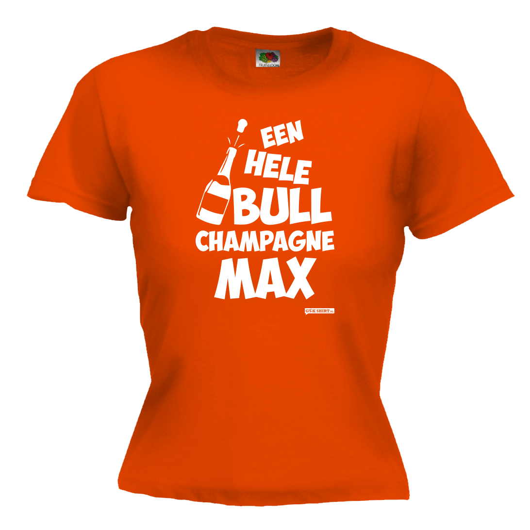 Hele bull champagne Max DAMES SHIRT