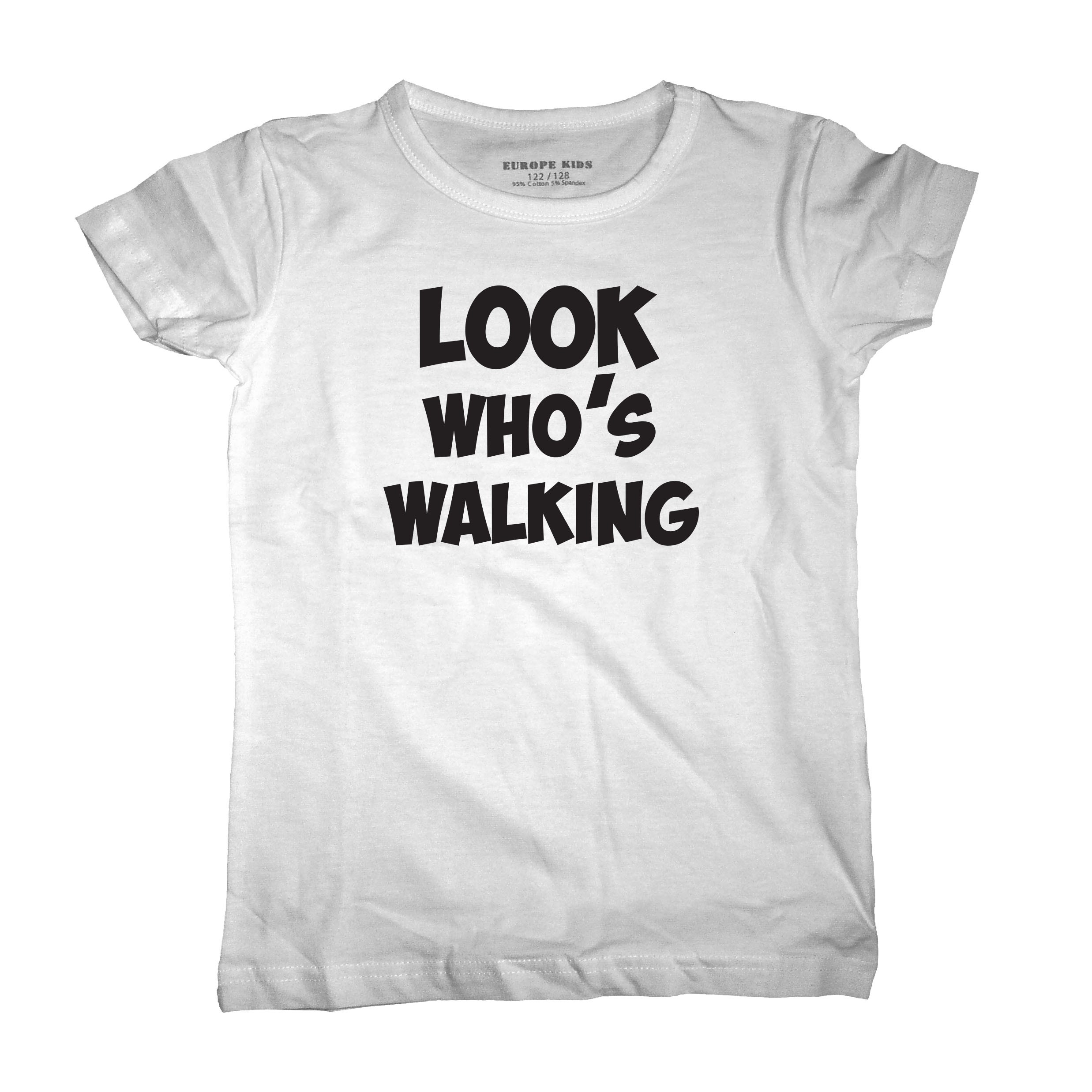 Look who's walking, leuk kinder T-shirt