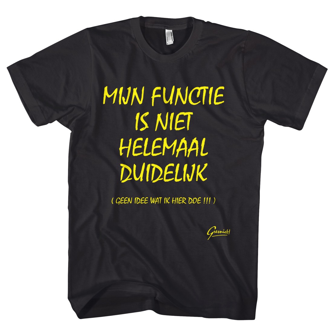 T shirt met leuke tekst shop