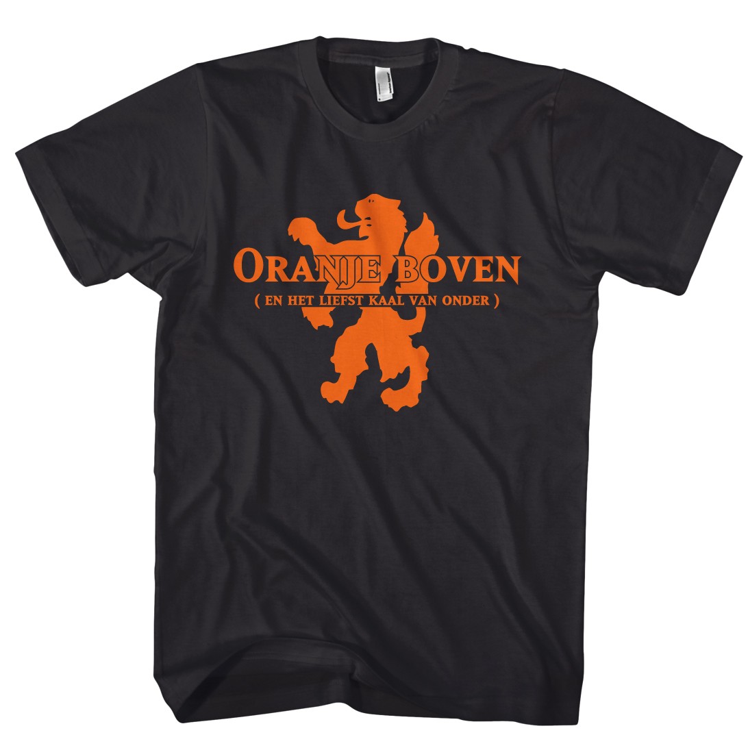 Oranje boven (en het liefst kaal van onder) Wk T-shirt