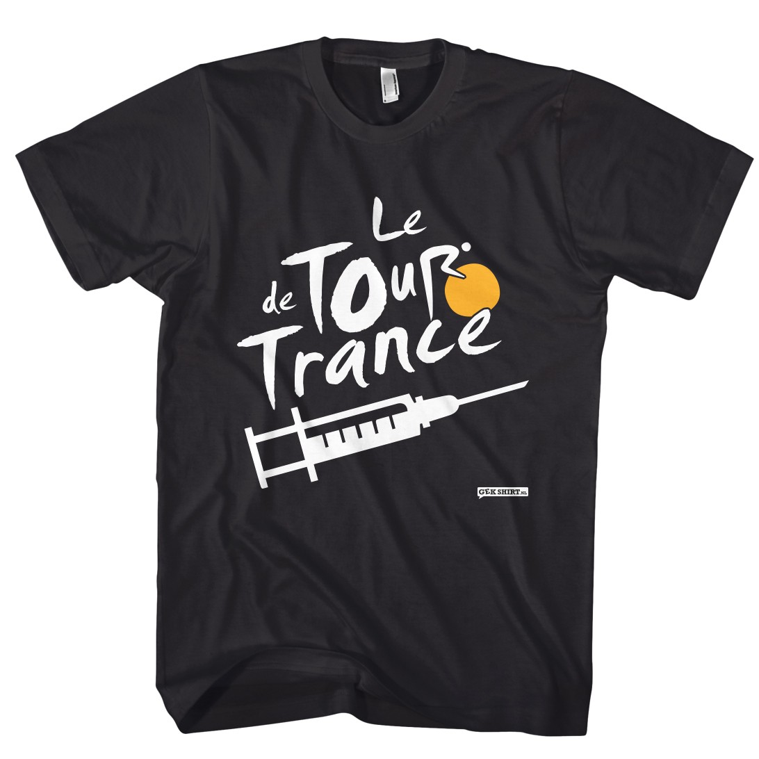 Tour de trance doping t-shirt een van de grappige-t-shirts