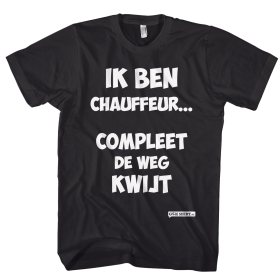 Ik ben chauffeur...compleet de weg kwijt