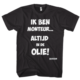 Ik ben monteur...altijd in de olie