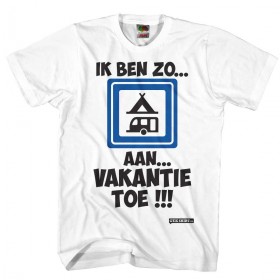 Ik ben zo... aan vakantie toe Het vakantie shirt