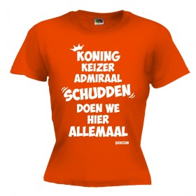 Koning keizer admiraal SCHUDDEN doen we hier allemaal