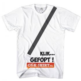 Gordel T-shirt Klik gefopt